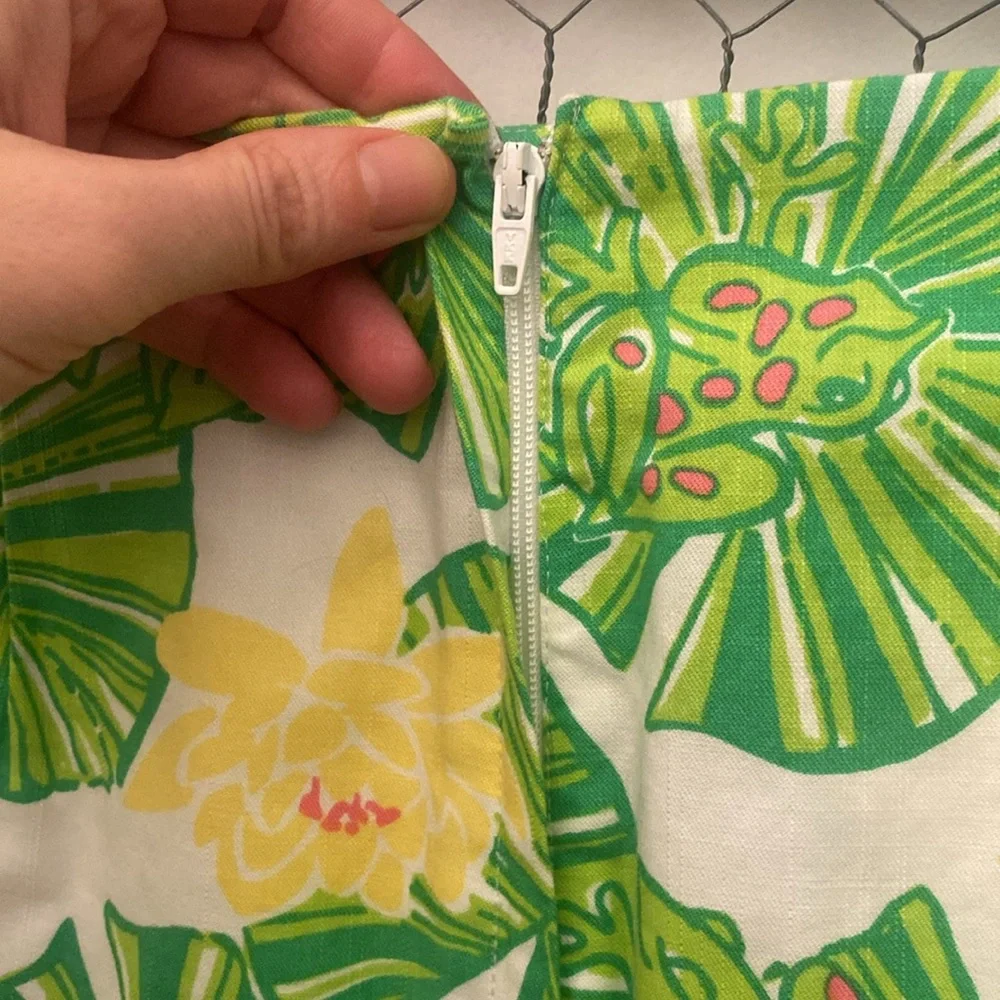 Lilly Pulitzer Hip Hop Hooray Lily Pad Mini Skirt